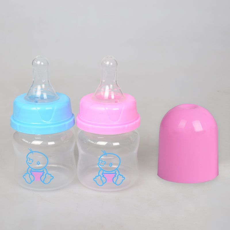 Lovely Baby Mini Feeding Bottle 60ML – BPA-Free Portable Feeder for Newborn Milk, Juice & Nursing Care