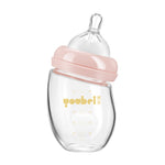Borosilicate Glass Baby Bottles | 150ml & 240ml Wide-Caliber Infant Feeding Bottle for Newborns and Toddlers