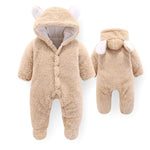 Baby Jumpsuit Romper Newborn Outfit Soft Cotton Infant Bodysuit Cute One-Piece Baby Clothes
