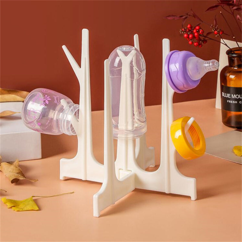 Baby Bottle Drying Rack – Creative Tree Branch Holder for Bottles, Nipples & Pacifiers | Hygienic Baby Feeding Organizer