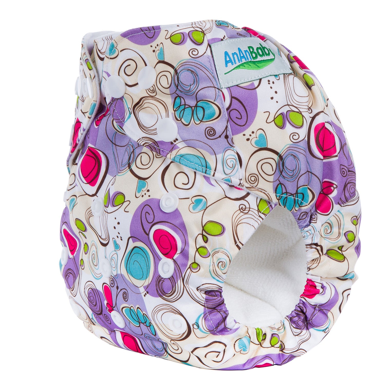 Adjustable Soft & Comfortable Baby Cloth Diapers (3-15kg) One Size Fits All (Newborn to Toddler)