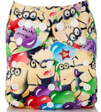 Baby Cloth Diapers | Adjustable, Washable & Reusable Diapers | Eco-Friendly TPU Waterproof Diaper for 3–13kg Babies