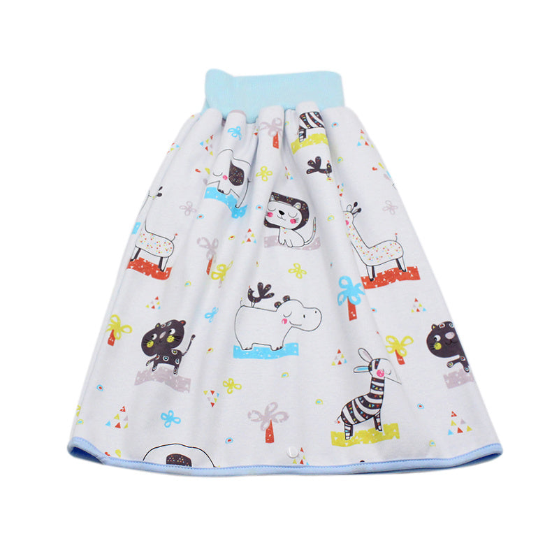 Infant Children’s Waterproof Diaper Skirt – Soft Cotton Baby Urine Skirt | Adjustable, Breathable & Skin-Friendly