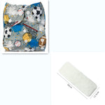 Baby Cloth Diapers | Adjustable, Washable & Reusable Diapers | Eco-Friendly TPU Waterproof Diaper for 3–13kg Babies