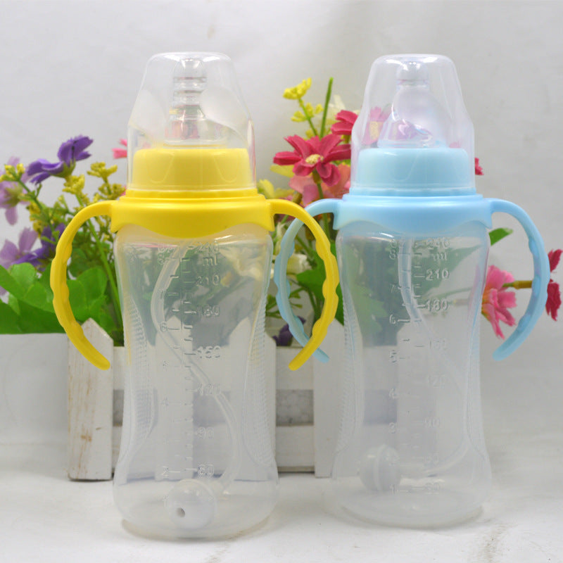 240ML Baby Feeding Bottle BPA-Free Safe PP Material Anti-Colic & Leak-Proof Design