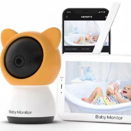 5-Inch 1080p Baby Monitor Night Vision, 2-Way Audio, Temperature & Motion Detection 300m Range
