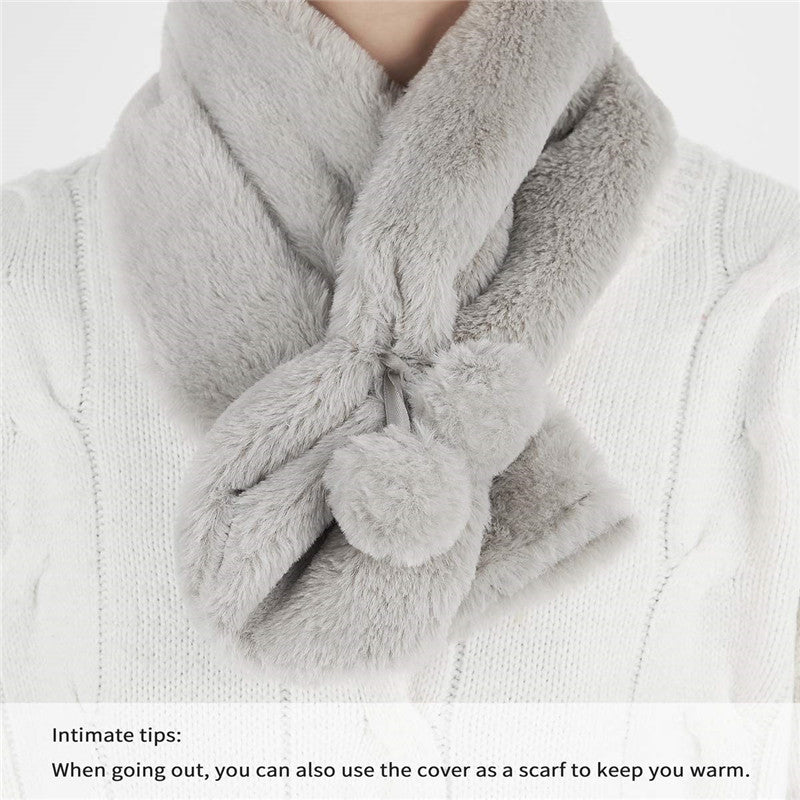 2L Cute Hot Water Bottle with Soft Cover – Portable Belly Warmer Belt, Long Silicone Hand Warmer, Leakproof & Explosion-Proof