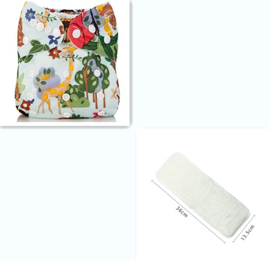 Baby Cloth Diapers | Adjustable, Washable & Reusable Diapers | Eco-Friendly TPU Waterproof Diaper for 3–13kg Babies