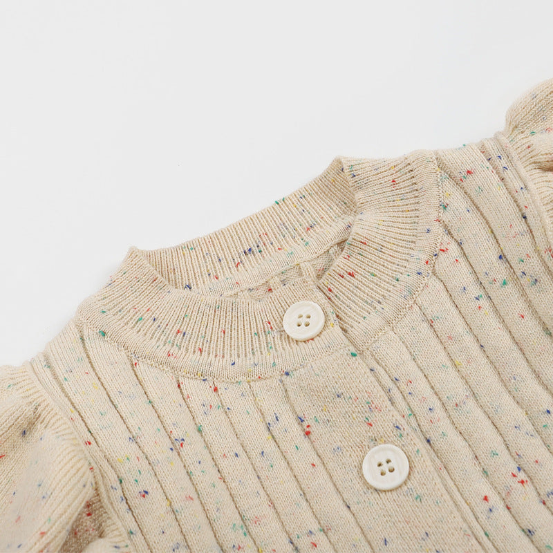 Baby Autumn Knitted Jumpsuit – Soft Cotton Pullover Romper for Infants | Cozy & Breathable Fall Baby Outfit