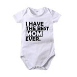 Newborn Baby Summer Romper Soft Cotton Thin Baby Jumpsuit for Spring & Summer – MOM/DAD Print Onesies