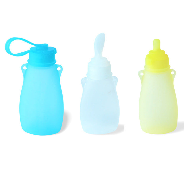 Silicone Breast Milk & Food Supplement Bags – Reusable, Leakproof, BPA-Free Storage for Baby Feeding (180ml/240ml)