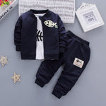 Boys' Casual 3-Piece Cotton Set: Vest, Shirt & Trousers Versatile Outfit for Parties & School