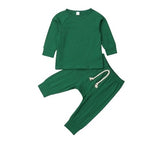 okobebe Cotton Baby Rompers Tracksuit Set – Casual Cartoon Outfit for Boys & Girls