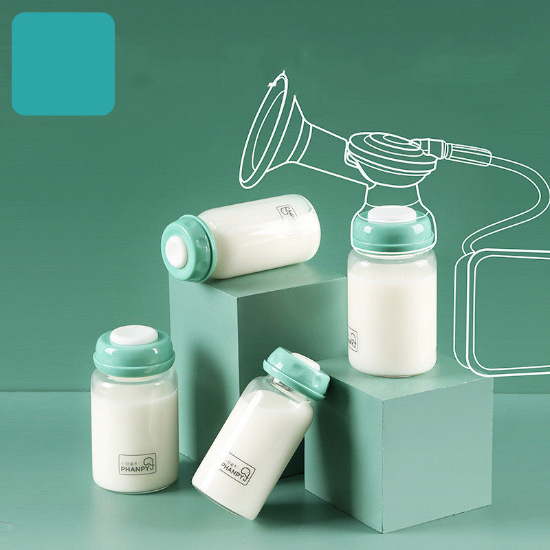 Breast Milk Storage Glass Bottles (2-Pack) – 150ml/180ml Wide & Standard Mouth Baby Feeding Bottles, BPA-Free & Durable