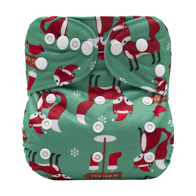 Washable Baby Diaper Pants Leakproof Cloth Pocket Nappy Reusable Adjustable Diaper for Newborns