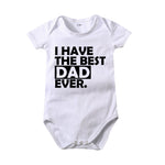 Newborn Baby Summer Romper Soft Cotton Thin Baby Jumpsuit for Spring & Summer – MOM/DAD Print Onesies