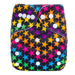 Breathable & Leak-Proof Baby Cloth Diapers (Under 15KG) Adjustable PUL Exterior & Soft Brushed Lining