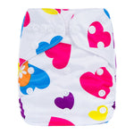 Breathable & Leak-Proof Baby Cloth Diapers (Under 15KG) Adjustable PUL Exterior & Soft Brushed Lining