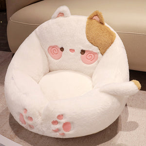 Cartoon Animal Futon Cushion For Home And Office Seats