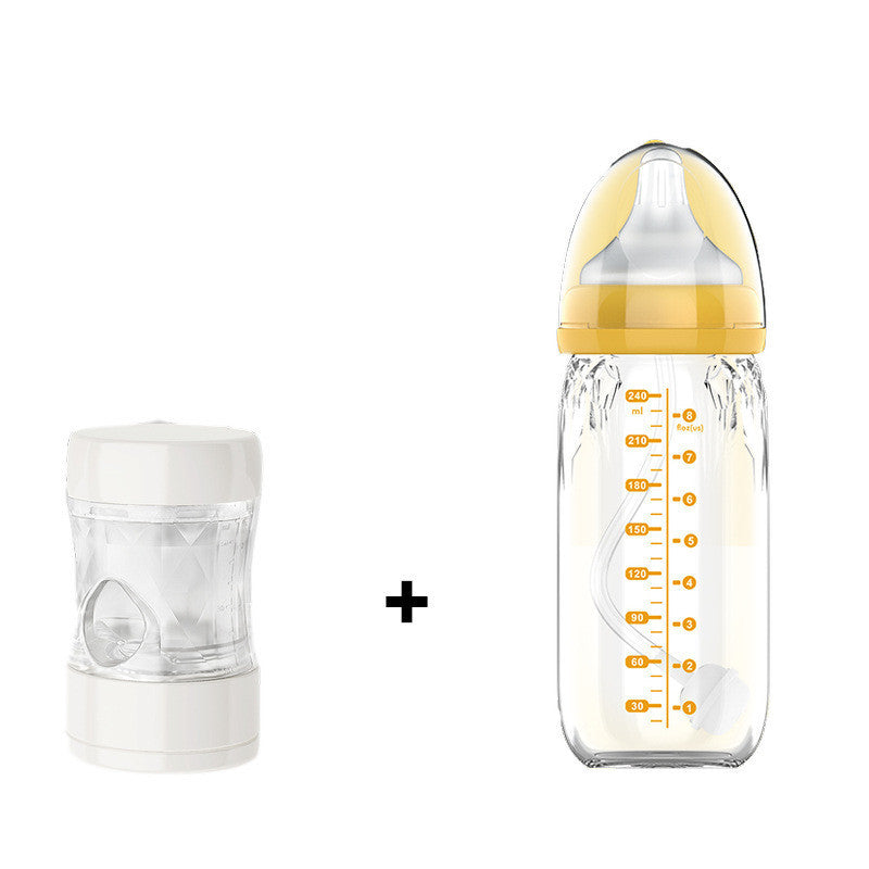 USB Heated Baby Feeding Bottle Constant Temperature Glass & PPSU Bottle Thermal Insulation, Quick Flush, Wide Caliber Bottle