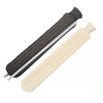 2L Cute Hot Water Bottle with Soft Cover – Portable Belly Warmer Belt, Long Silicone Hand Warmer, Leakproof & Explosion-Proof