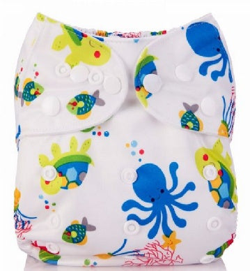 Baby Cloth Diapers | Adjustable, Washable & Reusable Diapers | Eco-Friendly TPU Waterproof Diaper for 3–13kg Babies