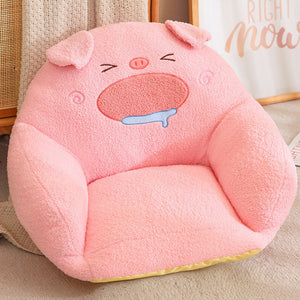 Cartoon Animal Futon Cushion For Home And Office Seats