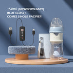 Baby Quick-Rinsing Constant Temperature Bottle PPSU & Glass Wide Caliber Baby Bottle Leak-Proof, Safe, Fast Heating Feeding Bottle
