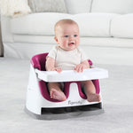 Foldable Baby Dining Chair with Removable Tray Adjustable Toddler Feeding Seat Portable High Chair for 5M–6Y