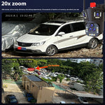 Three-Screen Outdoor Surveillance Camera | 20x Zoom, WiFi, IP66 Waterproof, Night Vision & Two-Way Audio