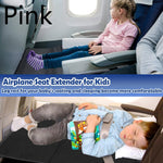 Upgraded Kids Airplane Hammock Portable Children’s Travel Seat Extension Pad & Footrest Cushion