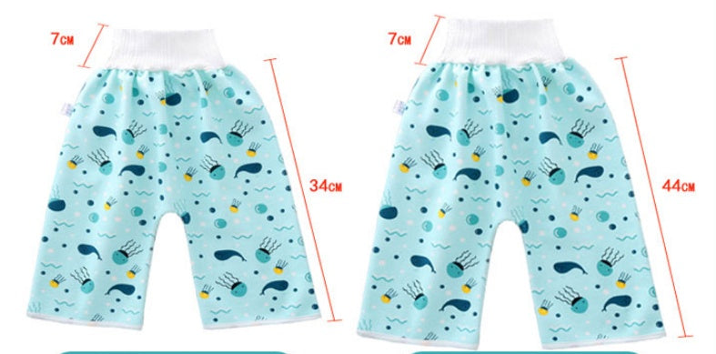 Baby Diaper Skirt Training Pants – Soft Cotton Reusable Cloth Diapers for Kids | Breathable & Washable Babywear