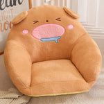 Cartoon Animal Futon Cushion For Home And Office Seats