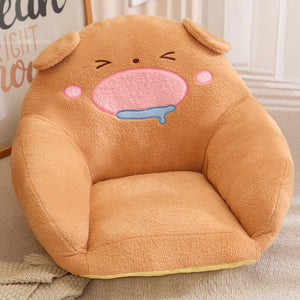 Cartoon Animal Futon Cushion For Home And Office Seats