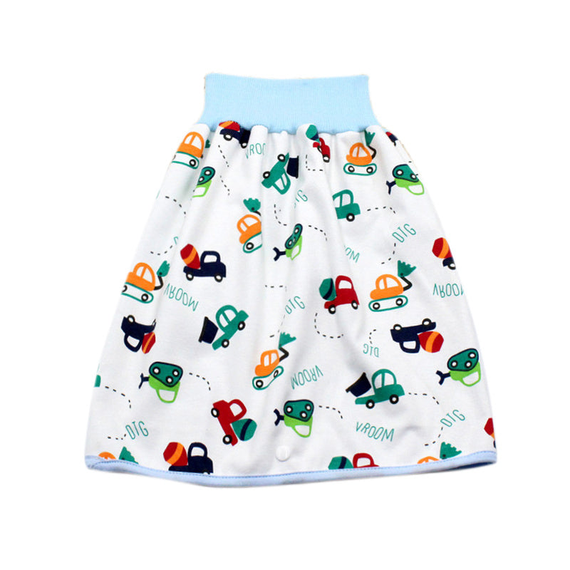 Infant Children’s Waterproof Diaper Skirt – Soft Cotton Baby Urine Skirt | Adjustable, Breathable & Skin-Friendly