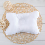 Soft Detachable Baby Pillow Washable Newborn Pillow with Removable Cover Anti-Flat Head Infant Cushion