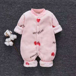 Flannel Baby Onesies Unisex Long Sleeve Romper Soft Cotton Winter Infant Jumpsuit