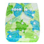 Breathable & Leak-Proof Baby Cloth Diapers (Under 15KG) Adjustable PUL Exterior & Soft Brushed Lining