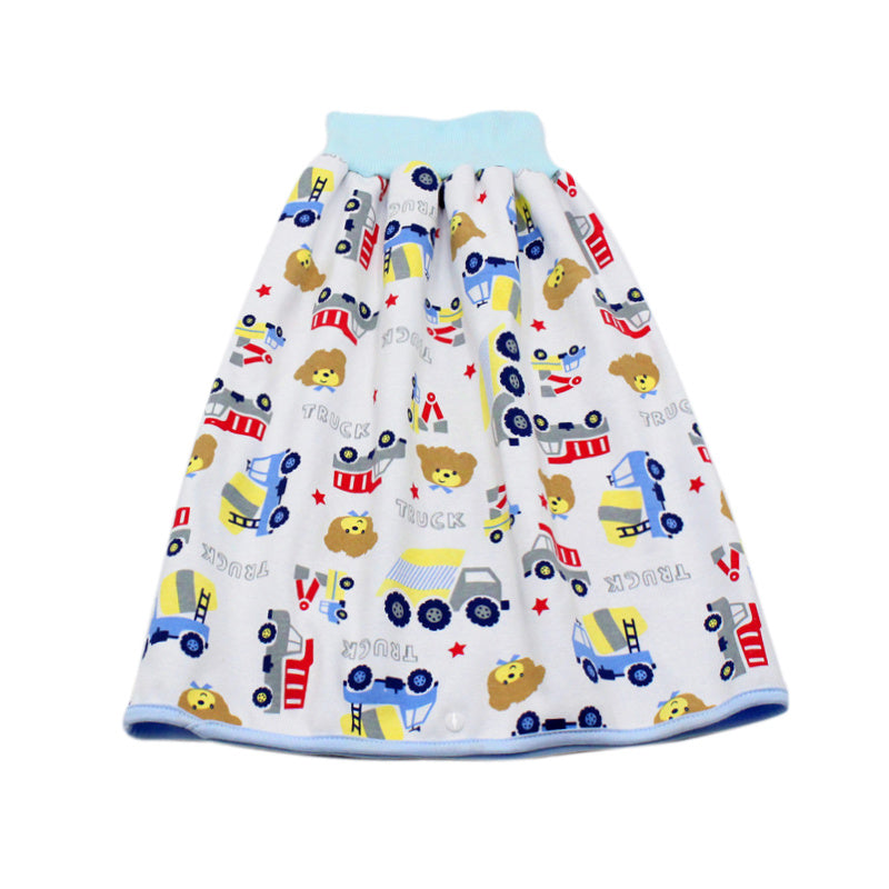 Infant Children’s Waterproof Diaper Skirt – Soft Cotton Baby Urine Skirt | Adjustable, Breathable & Skin-Friendly