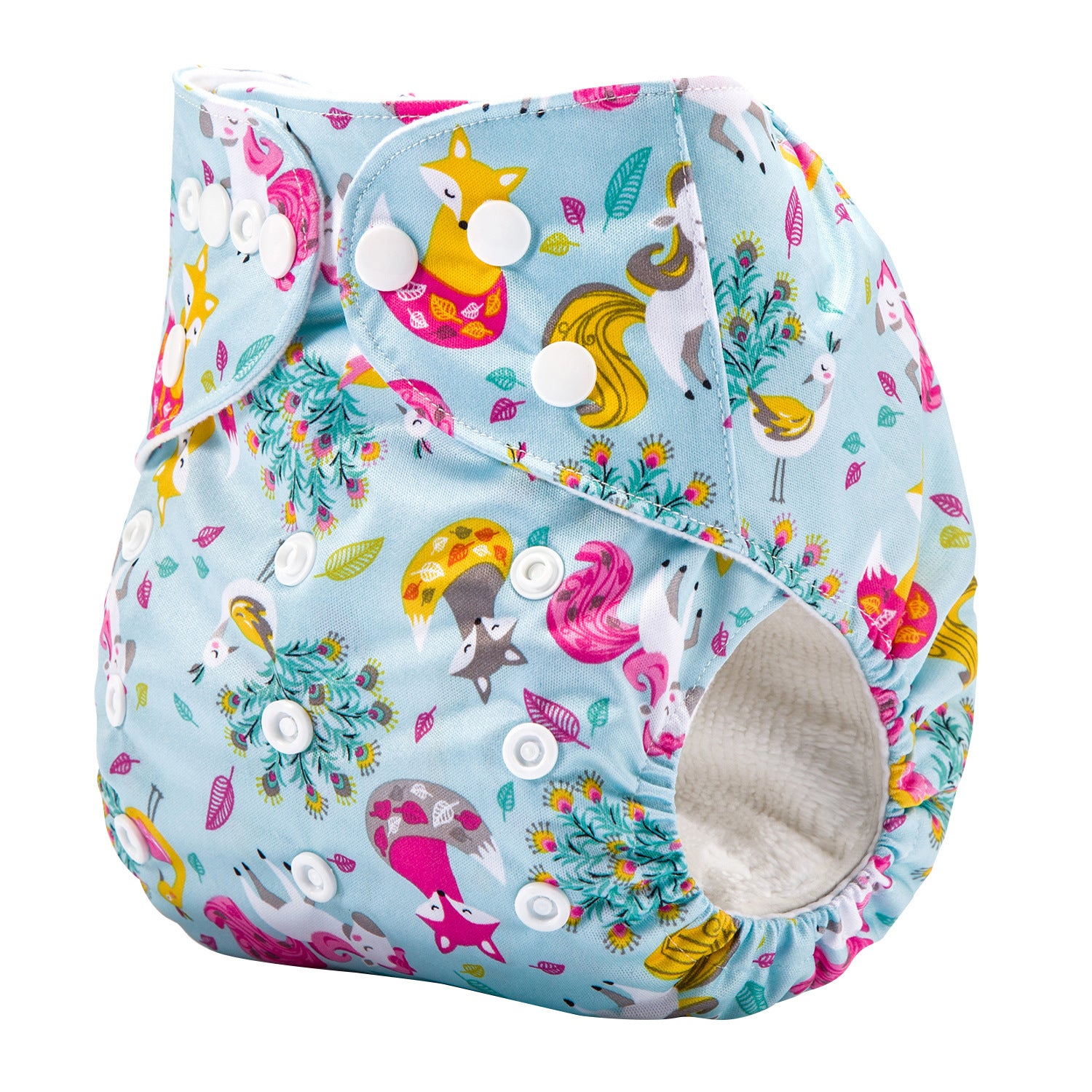 Adjustable Soft & Comfortable Baby Cloth Diapers (3-15kg) One Size Fits All (Newborn to Toddler)