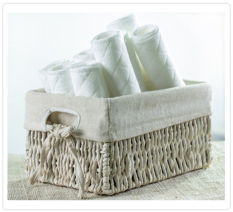 Breathable 3-Layer Cotton Gauze Baby Diaper Inserts (L) |Washable & Antibacterial Sunshine Cotton