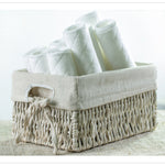 Breathable 3-Layer Cotton Gauze Baby Diaper Inserts (L) |Washable & Antibacterial Sunshine Cotton