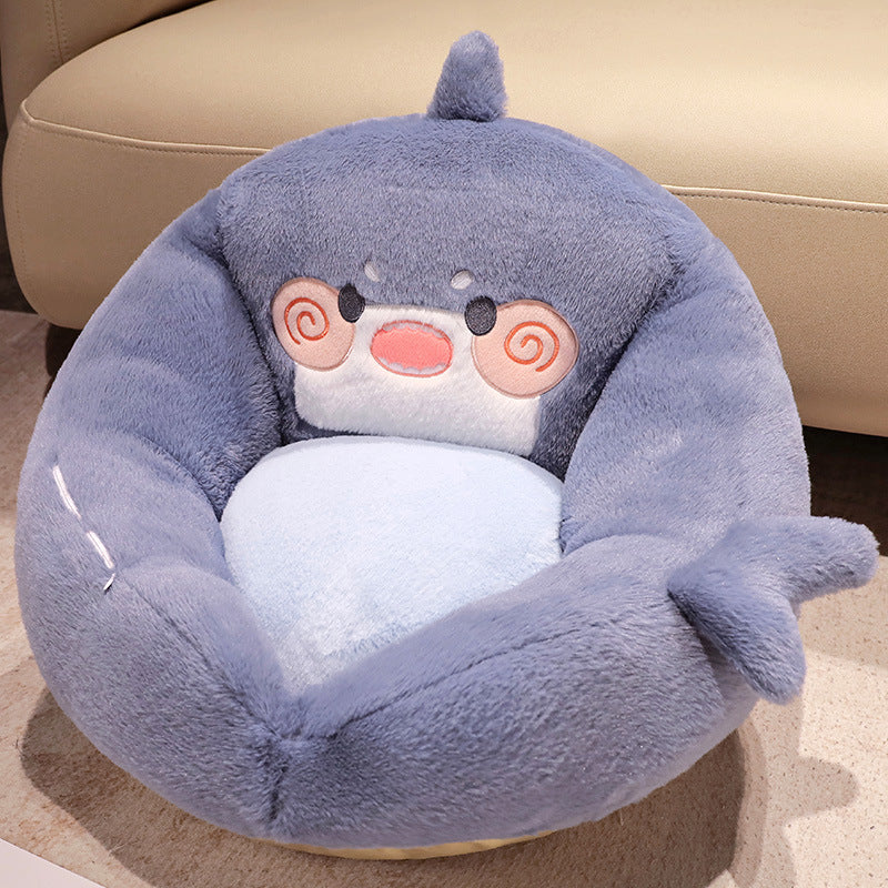 Cartoon Animal Futon Cushion For Home And Office Seats
