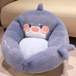 Cartoon Animal Futon Cushion For Home And Office Seats