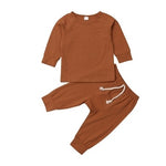 okobebe Cotton Baby Rompers Tracksuit Set – Casual Cartoon Outfit for Boys & Girls