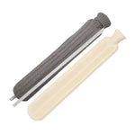 2L Cute Hot Water Bottle with Soft Cover – Portable Belly Warmer Belt, Long Silicone Hand Warmer, Leakproof & Explosion-Proof