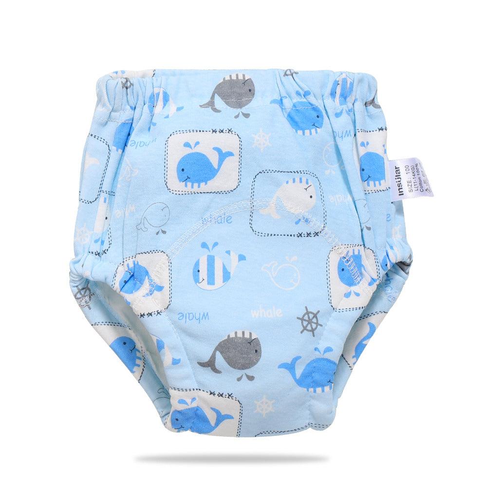 Simple Household Pure Cotton & Bamboo Fiber Breathable Cloth Diapers 18 Fun Prints