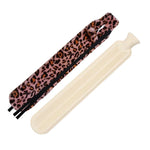 2L Cute Hot Water Bottle with Soft Cover – Portable Belly Warmer Belt, Long Silicone Hand Warmer, Leakproof & Explosion-Proof