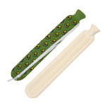 2L Cute Hot Water Bottle with Soft Cover – Portable Belly Warmer Belt, Long Silicone Hand Warmer, Leakproof & Explosion-Proof