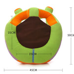 Baby Sofa Seat Cover – Washable Toddler Bean Bag Chair | Soft, Anti-Rollover Cartoon Animal Seat for Infants 0–2 Years